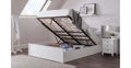 MAI117 Ottoman Bed 135Cm - Surf White