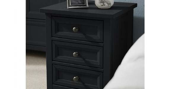 3 Drawer Bedside - Anthracite