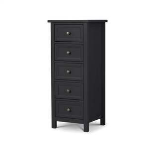MAI154 5 Drawer Tall Chest - Anthracite