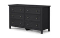 MAI155 6 Drawer Wide Chest - Anthracite