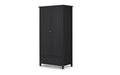 MAI156 2 Door Combination Wardrobe - Anthracite
