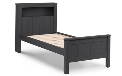 Bookcase Bed 90Cm - Anthracite
