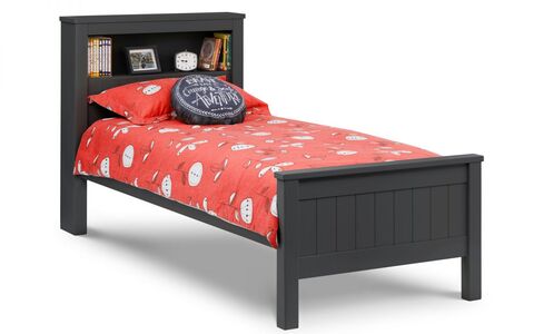 MAI163 Bookcase Bed 90Cm - Anthracite