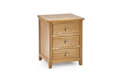 MAL254 3 Drawer Bedside