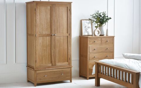 2 Door 1 Drawer Wardrobe