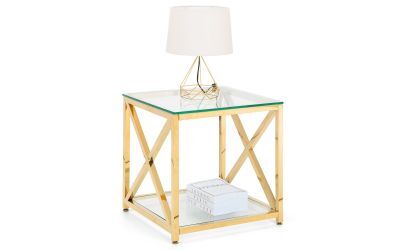 MIA202 Lamp Table - Gold