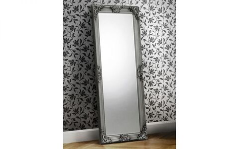 MIR004 Pewter Lean-To Dress Mirror
