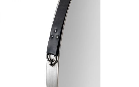 Round Pewter Mirror