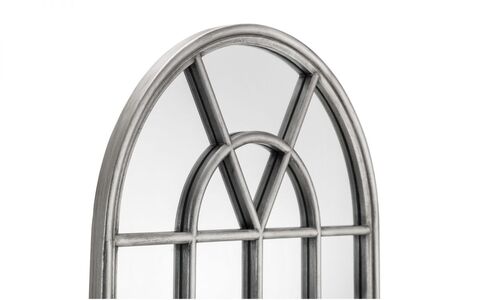 Pewter Window Mirror