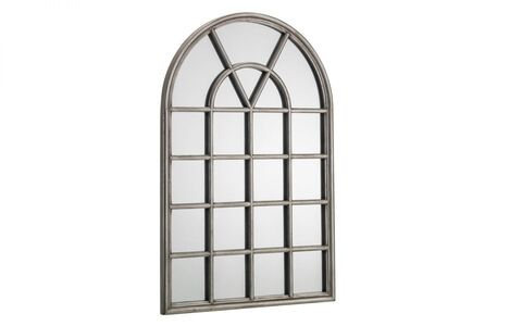 MIR026 Pewter Window Mirror