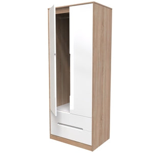 Tall 2ft6in 2 Drawer Robe