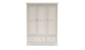 Mab-423-TP Wardrobe - 3 Door/2 Drawer - Taupe