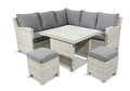 Compact Corner Fixed Dining Set 3030