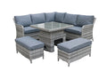 Compact Corner Adj. Dining Set FREE COVER