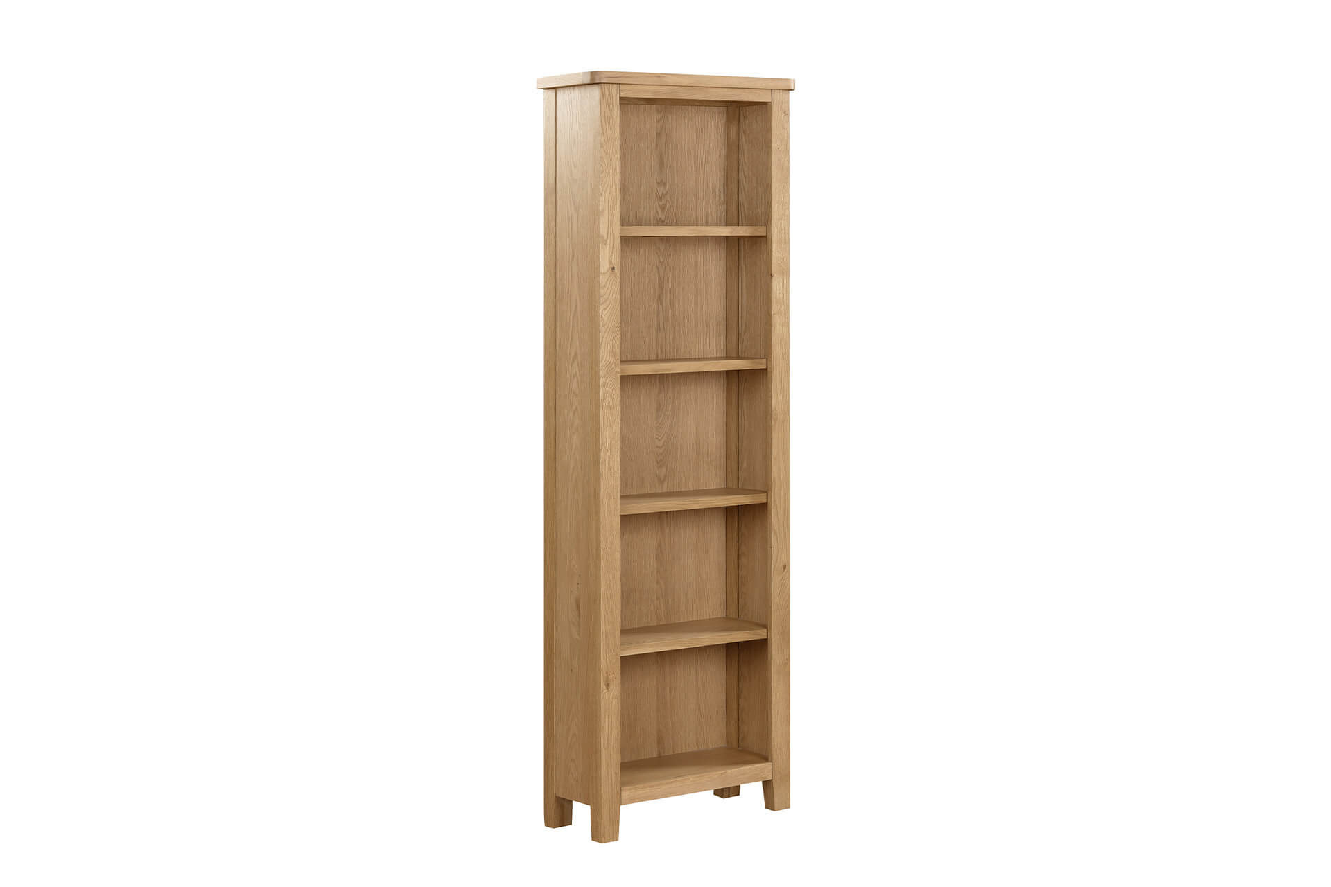 Mar-028-NL Bookcase Low Wide - Natural Oak