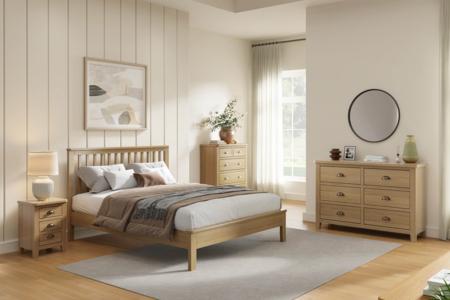 Bed 4'6 - Natural Oak