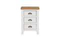 Mlr-410-CM Bedside Table 3 Drawer - Cashmere