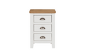 Mlr-410-CM Bedside Table 3 Drawer - Cashmere