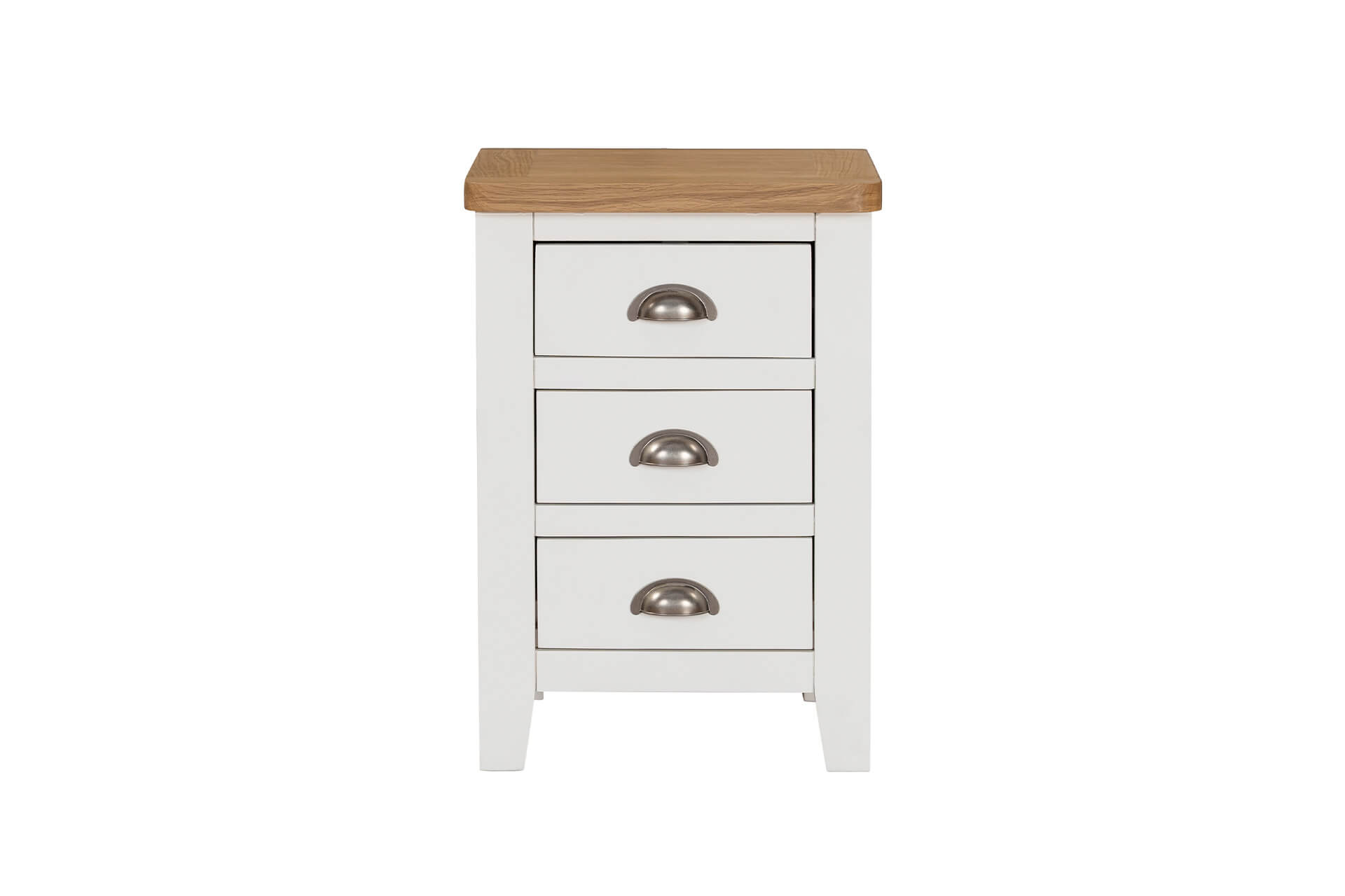 Mlr-410-CM Bedside Table 3 Drawer - Cashmere