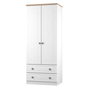 NOR061 2 Drawer Double Wardrobe