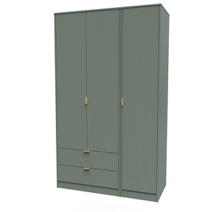 141 Tall Triple 2 Drawer Robe