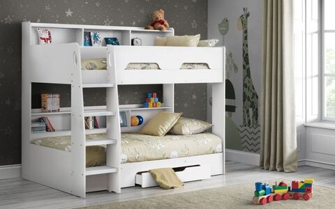 ORI002 Pure White Bunkbed
