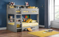 ORI004 Grey Oak Bunkbed