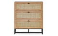 PAD002 3 Drawer Chest - Oak