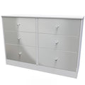 PAD015 6 Drawer Midi Chest