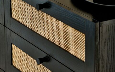6 Drawer Chest - Black