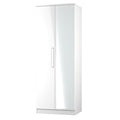 PAR087 Tall Double Mirror Wardrobe
