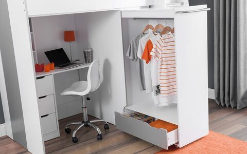 Highsleeper White / Silver