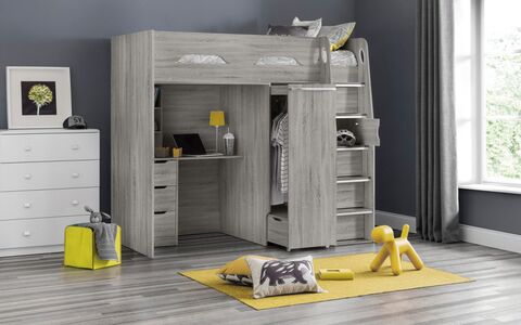 PEG006 Highsleeper Grey Oak