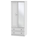 PEM062 2ft6in 2 Drawer Mirror Robe