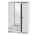 PEM132 Triple 2 Drawer Mirror Robe