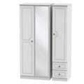 PEM157 Triple Mirror + Drawer Robe