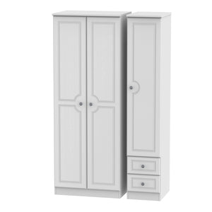 PEM160 Tall Triple Plain + Drawer Robe