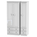 PEM161 Tall Triple 2 Drawer + Drawer Robe