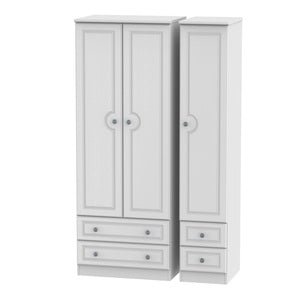 PEM161 Tall Triple 2 Drawer + Drawer Robe