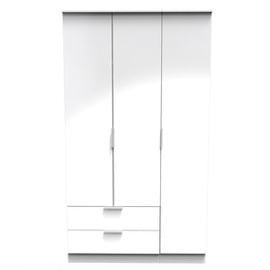 Tall Triple 2 Drawer Robe