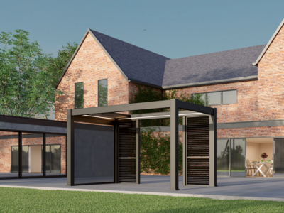 Celtic Leisure Starlight Retractable Roof 4m x 3m Aluminium Pergola