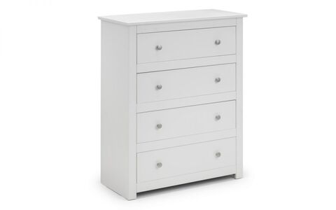 RAD002 4 Drawer Chest - Surf White