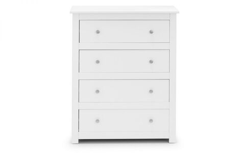 4 Drawer Chest - Surf White