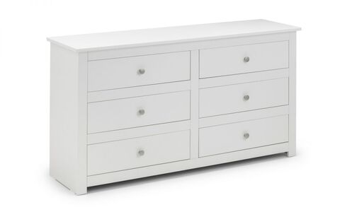 6 Drawer Chest - Surf White