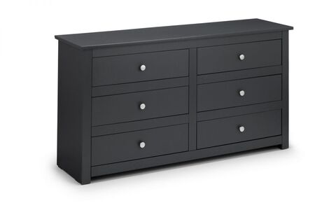 RAD103 6 Drawer Chest - Anthracite