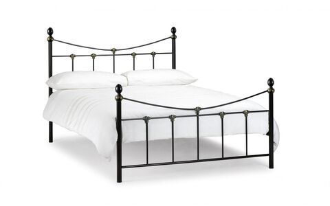 REB001 Bed 135Cm Black/Gold