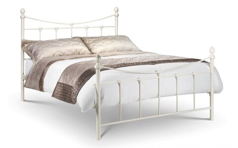 REB003 Bed 135Cm Stone Whit