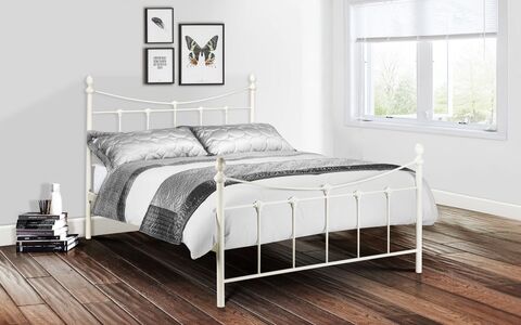 Bed 135Cm Stone White