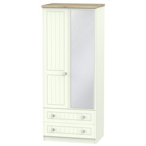 ROM062 2ft6in 2 Drawer Mirror Robe