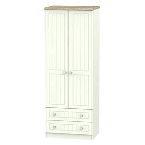 ROM081 Tall 2ft6in 2 Drawer Robe